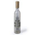 Abridor de saca rolhas em formato de garrafa de vinho com marcador e adesivo de casamento personalizado
