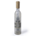 Saca-rolhas em formato de garrafa de vinho com marcador de página e adesivo de casamento personalizado