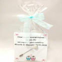 Pacote com 40 alfinetes de noivas com cartão personalizável