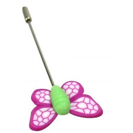 Pin personalizado em forma de borboleta com cartão