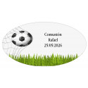 Adesivo de futebol personalizado para casamentos, batizados, comunhões e aniversários