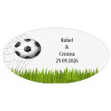 Adesivo de futebol personalizado para casamentos, batizados, comunhões e aniversários