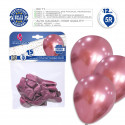 Balões 5r 15 cromados rosa