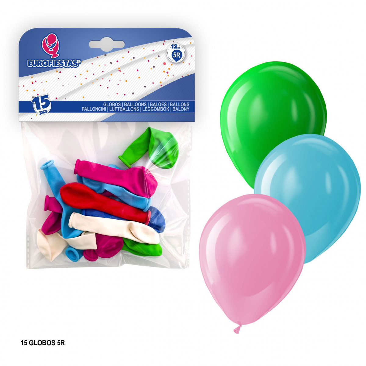 Globos 5r 15 sortido