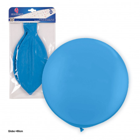 Balão gigante de látex azul