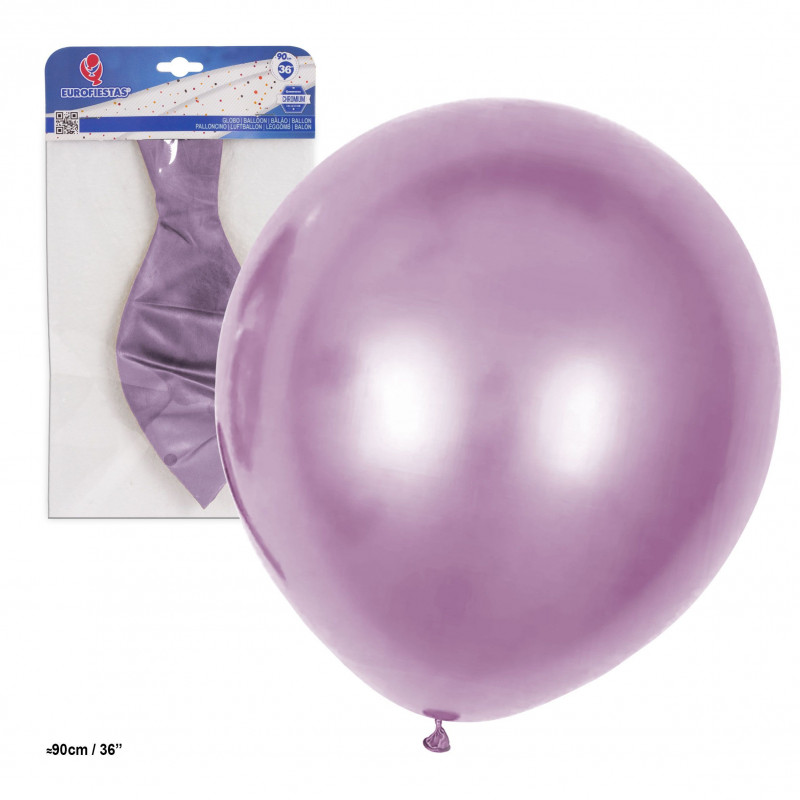 Balão látex metálico 36 90cm ouro rosa