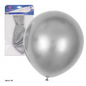 Globo de látex metalizado 36 90cm prata
