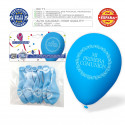 Globos 1ª comunhão clássico azul
