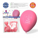 Globos 1ª comunhão pombas cálice rosa