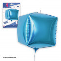 Globo 4d quadrado celeste