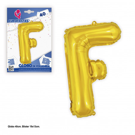 Balões foil 40cm.gold glitter f