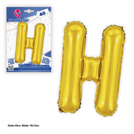 Balão Foil 40cm.gold glitter h