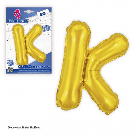 Balão Foil 40cm.gold glitter k