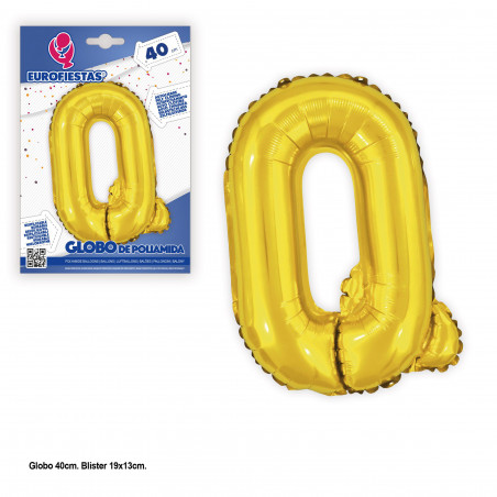 Balões Foil 40cm.gold glitter q