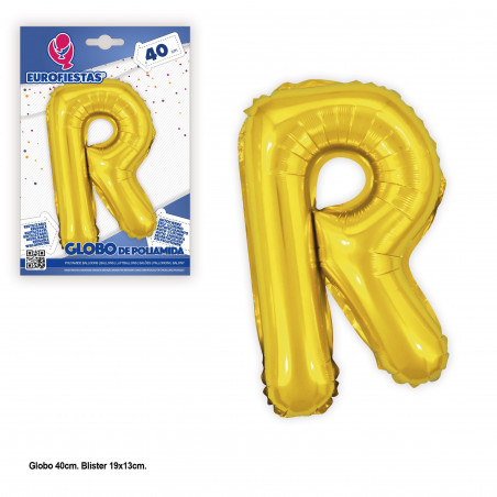 Balão Foil 40cm.gold glitter r