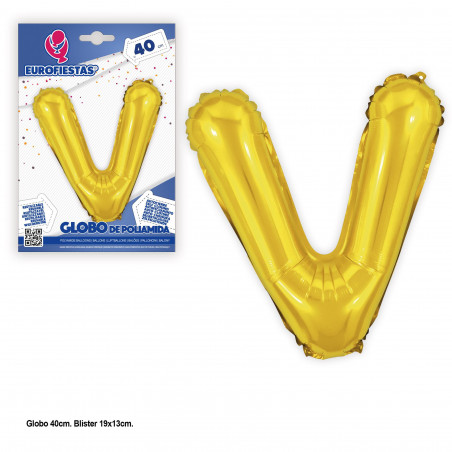 Balões foil 40cm.gold glitter v