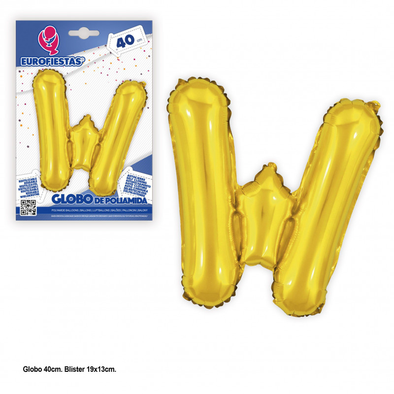 Globo foil 40cm. ouro brilho w