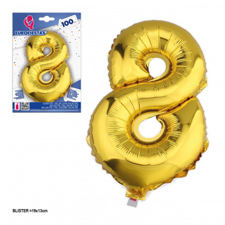 Balões foil 1m 8 ouro