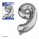Baloons foil 1m 9 prata