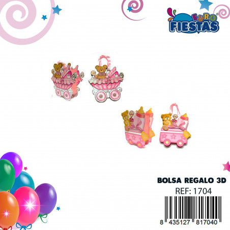 bolsa de ursinho 3D