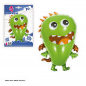 Globo foil monstro verde asas 70cm