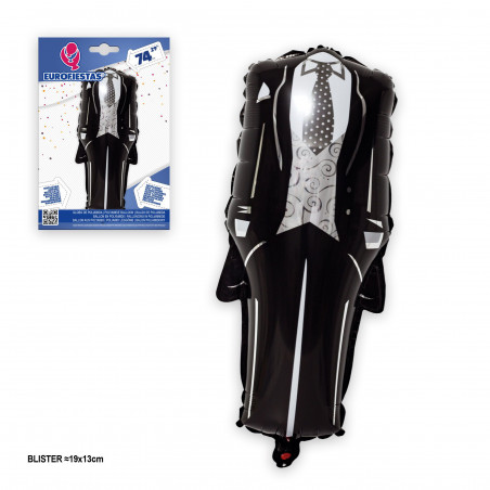 Globo foil traje noivo 74cm