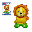 Globo foil com pé de leão 58cm