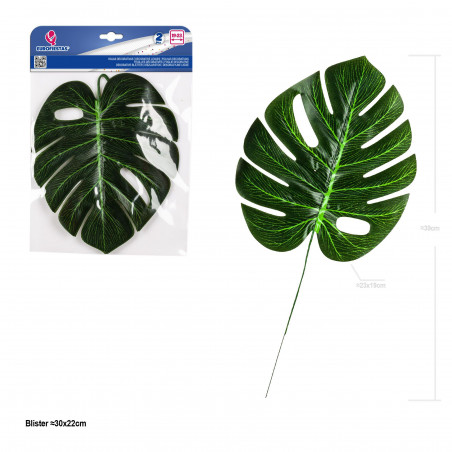 Folha decorativa tropical 23 cm