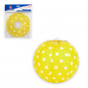 Lanterna redonda potes amarelos 20cm