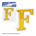 Letra LED 16cm ouro f