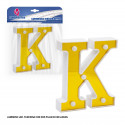 Letra LED 16cm ouro k