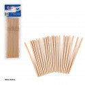 Canudos lisos marrom claro 20pcs
