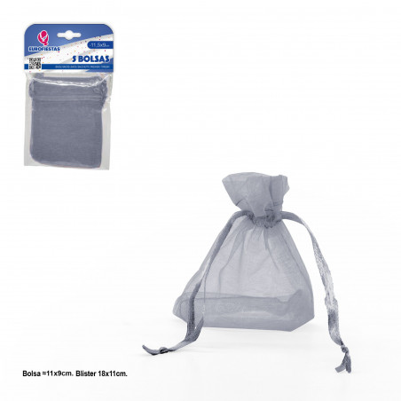 Bolsa de poliéster 5 115x90mm prata
