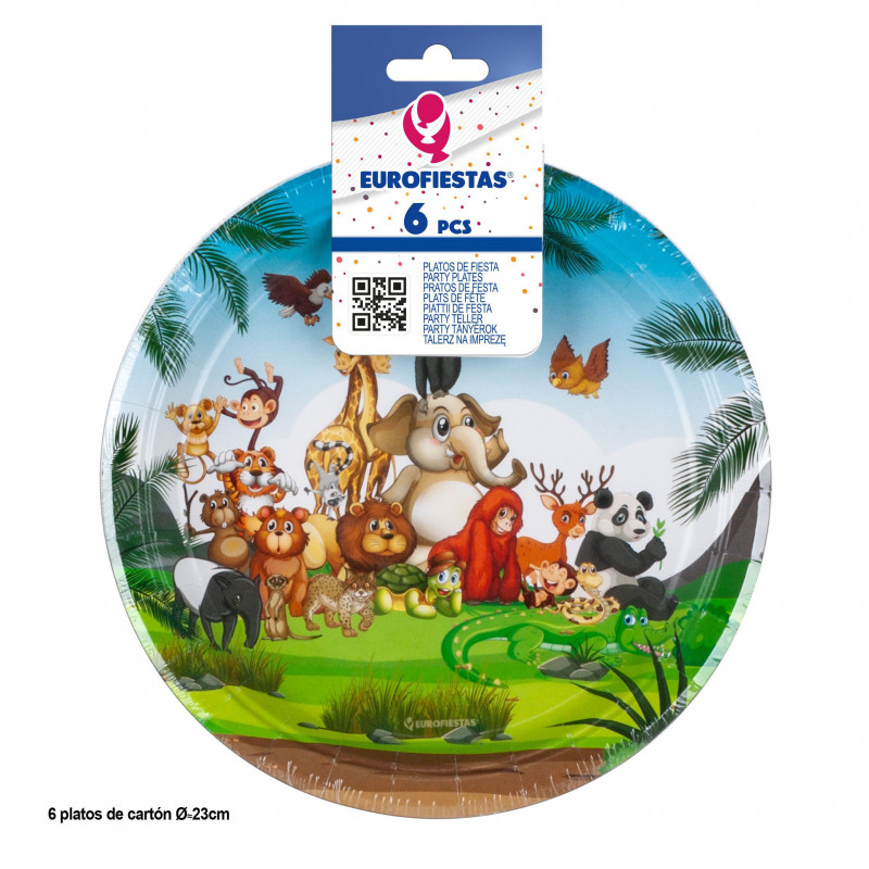 Prato 23cm repolho animais engraçados