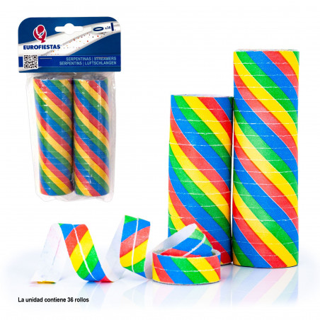 100g confete blister arco íris