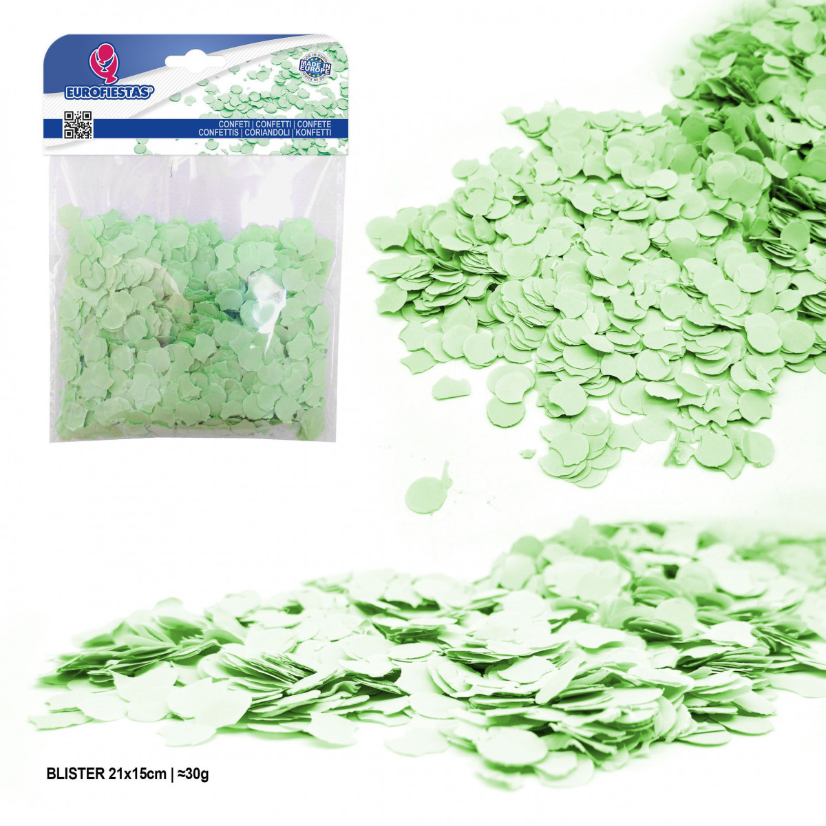 Confete blister 30g verde