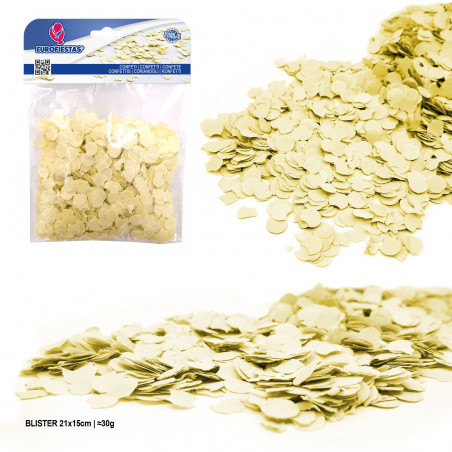 Confete blister 30g amarelo