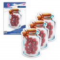Zip bag 3pcs med frasco esquilo