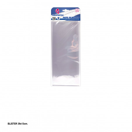 2 papel cellofan 64x47cm transparente