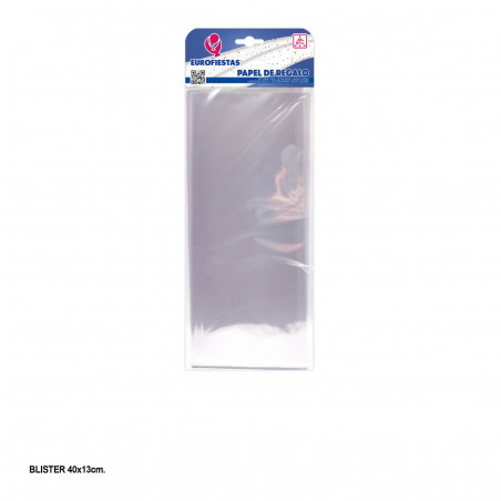 1 papel cellofan 95x67cm transparente