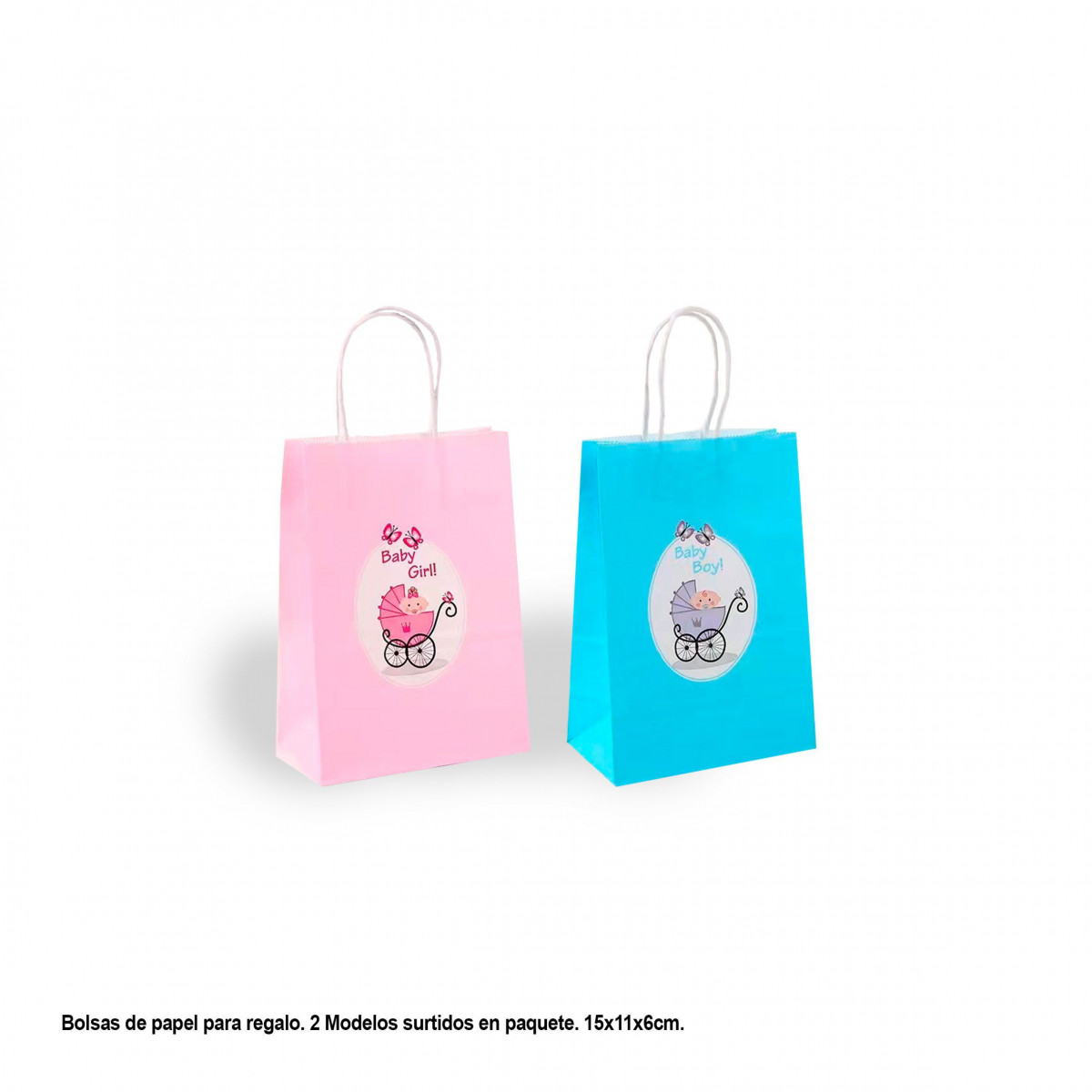 Bolsa bebê menino menina 2 modelos pequena