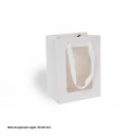 Bolsa janela branca média