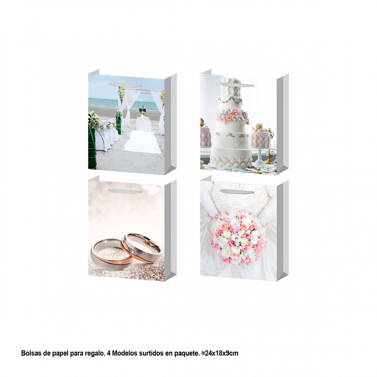 Bolsa imagens casamento 240x180x85mm 4ms peq
