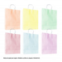 Bolsa cores pastel macaron 33x26x12cm 6ms gr