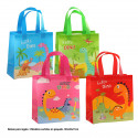 Bolsa hello dino quadrada 23x22x11cm 4ms