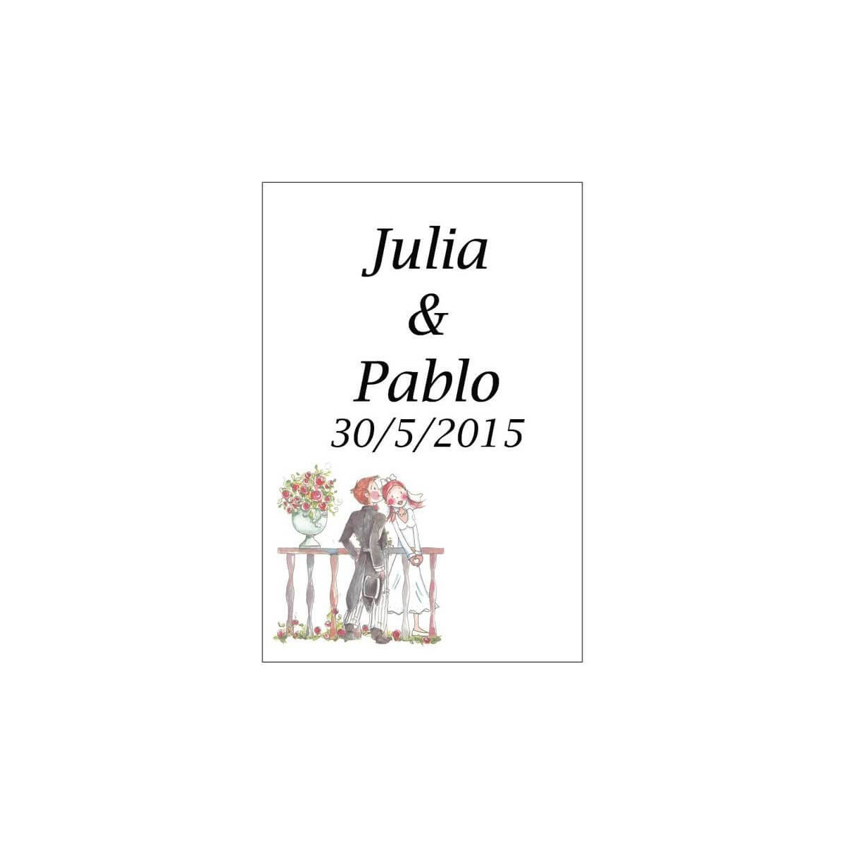 Adesivo romeu e julieta