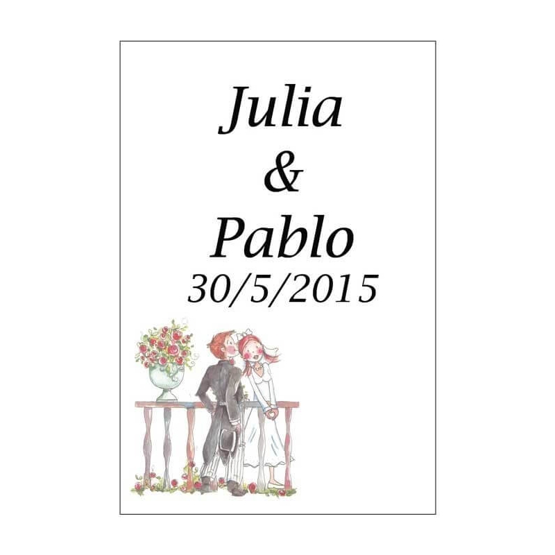 Adesivo romeu e julieta