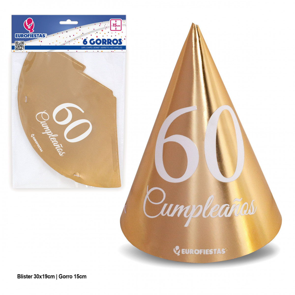 Chapéus de coleção de ouro para o 60º aniversário