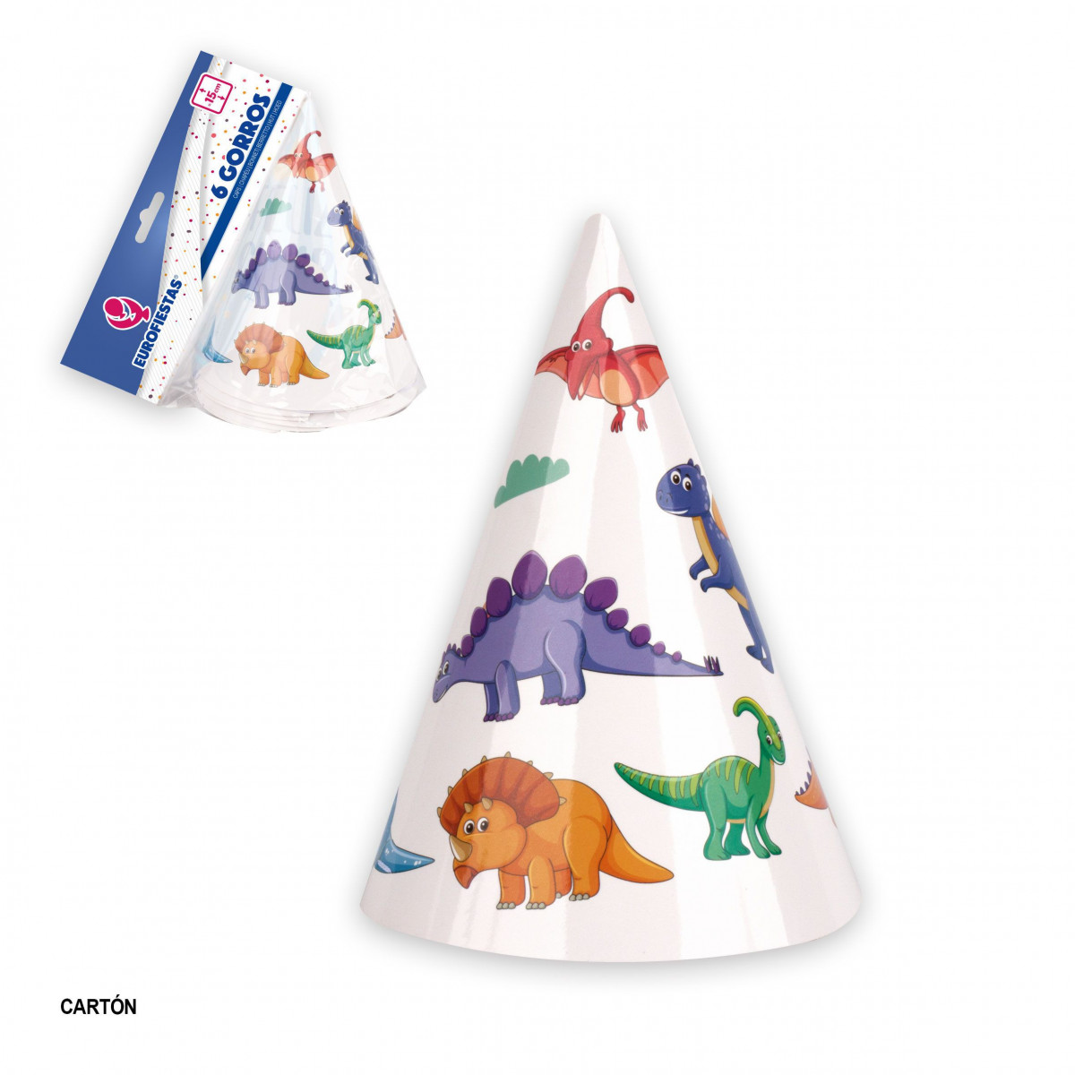 Gorro pequeno coleção dinossauros