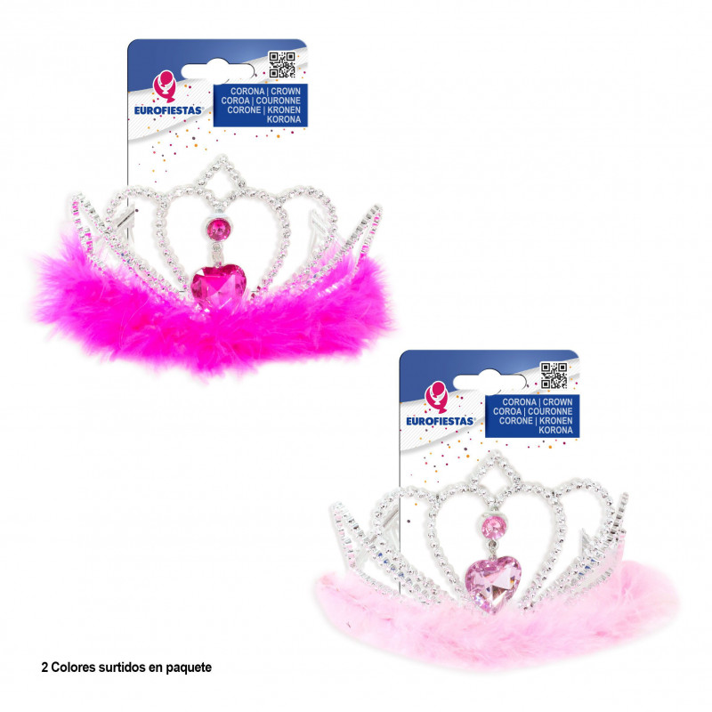 Coroa com enfeites 2 cores